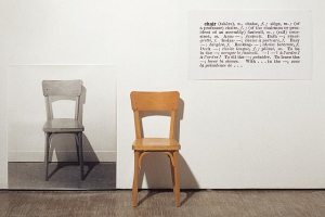 Joseph Kosuth - One and three chairs - 1965