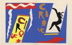 Henri Matisse, Le cirque, 1947, estampe extraite de l'album Jazz, Centre Pompidou, Paris