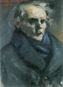 Lovis Corinth, Portrait du peintre Bernt Grönvolt, 1923, Kunsthalle, Brème