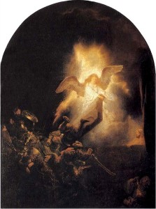 Rembrandt, La résurrection du Christ, 1635-1639, Munich, Alte Pinakothek